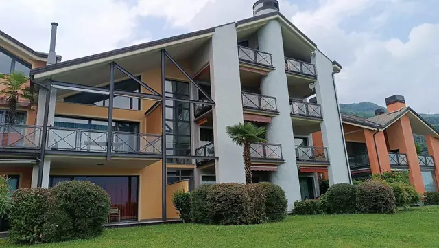 Il blocco B con l'attico all'ultimo piano