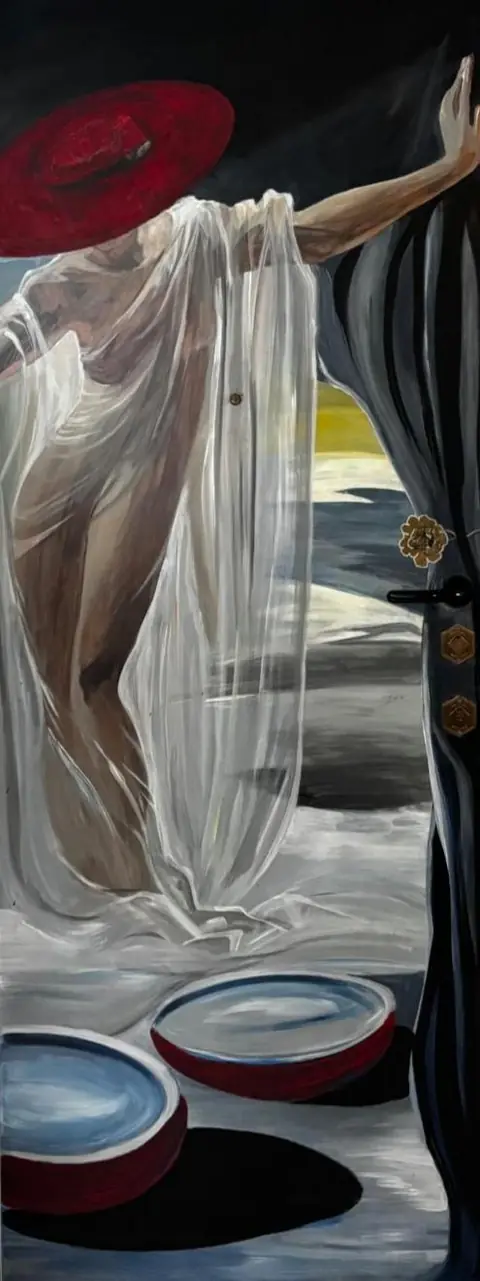 Opera d'arte nell'attico